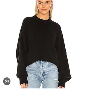 Free People Black Tunic Sweater